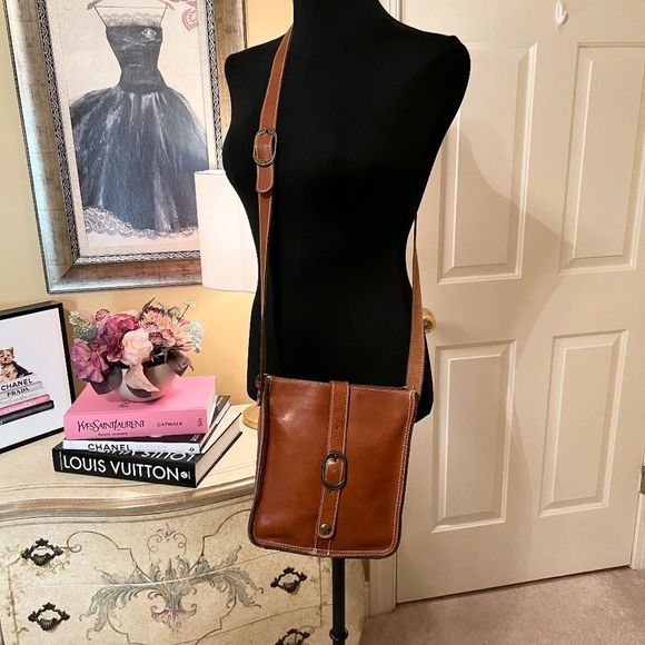 Patricia Nash Crossbody Bag Cognac Brown EEUC - Picture 2 of 5
